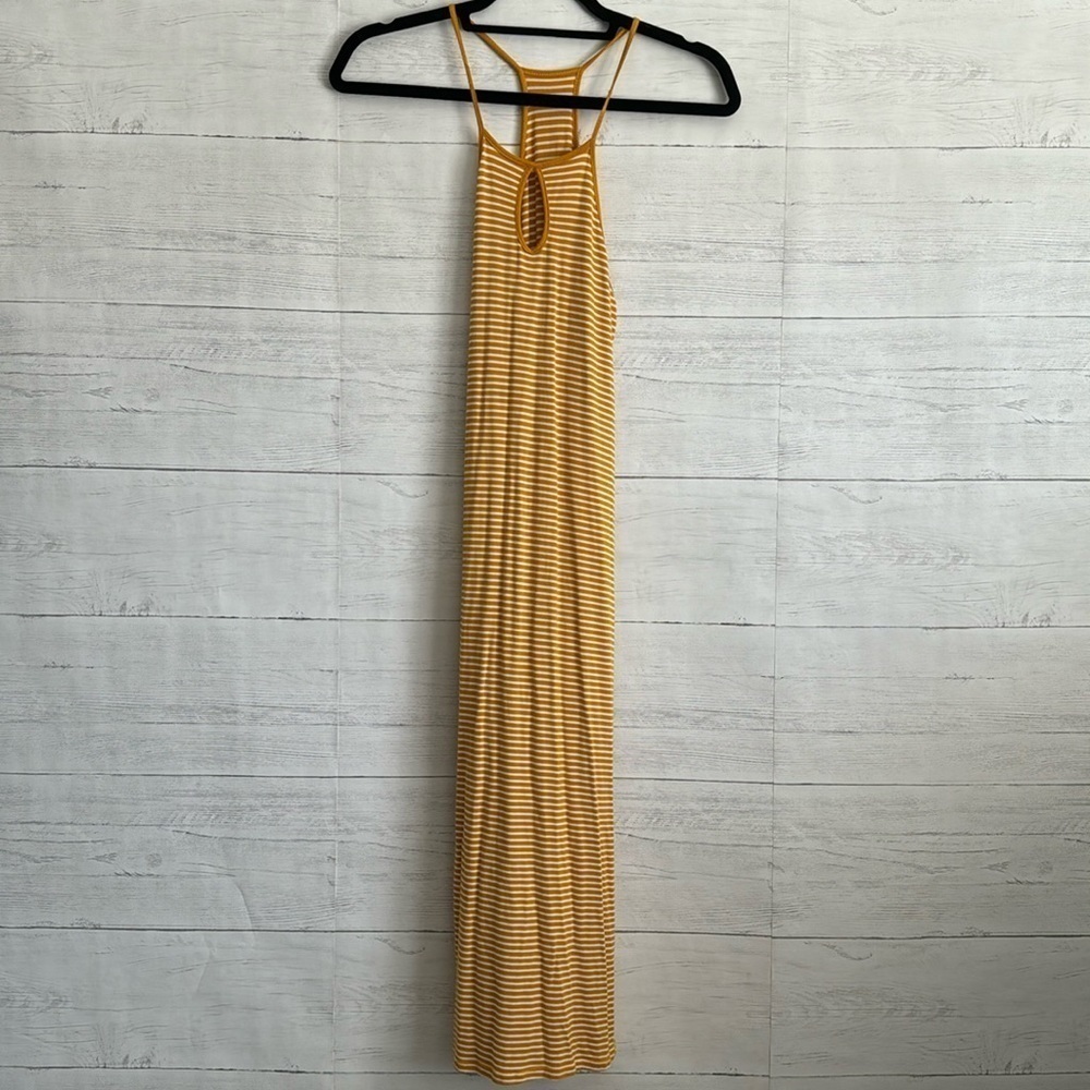 Heart & Hips Stripped Cut Out Maxi Dress | SIZE S